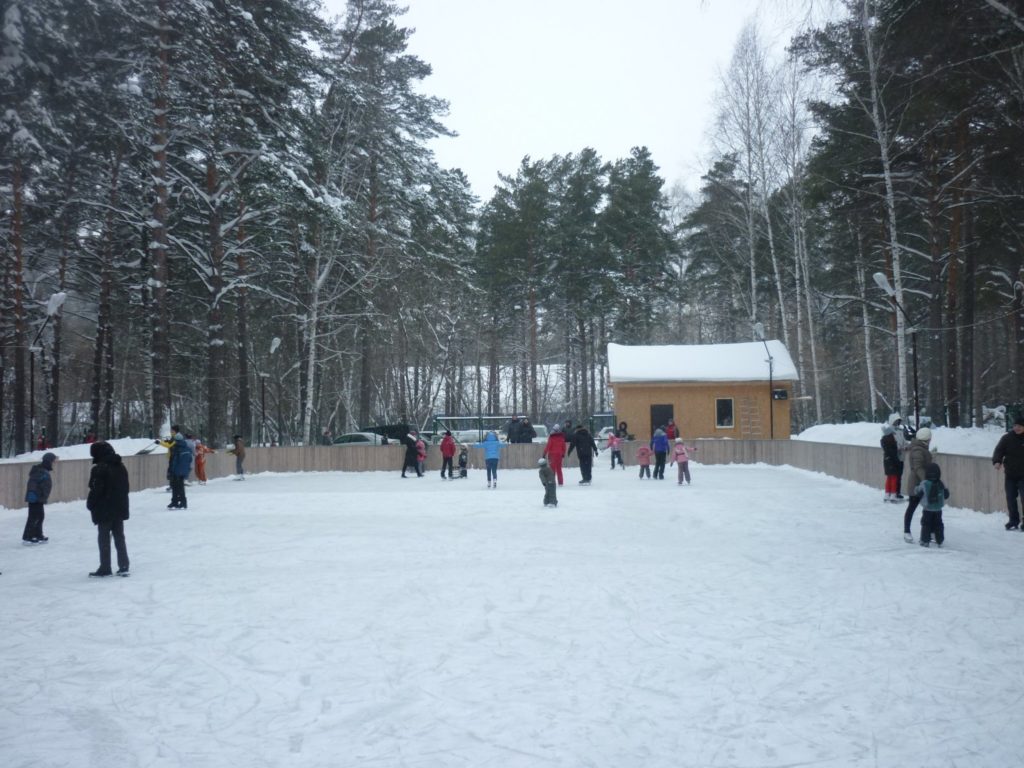 площадь ленина новосибирск каток фото