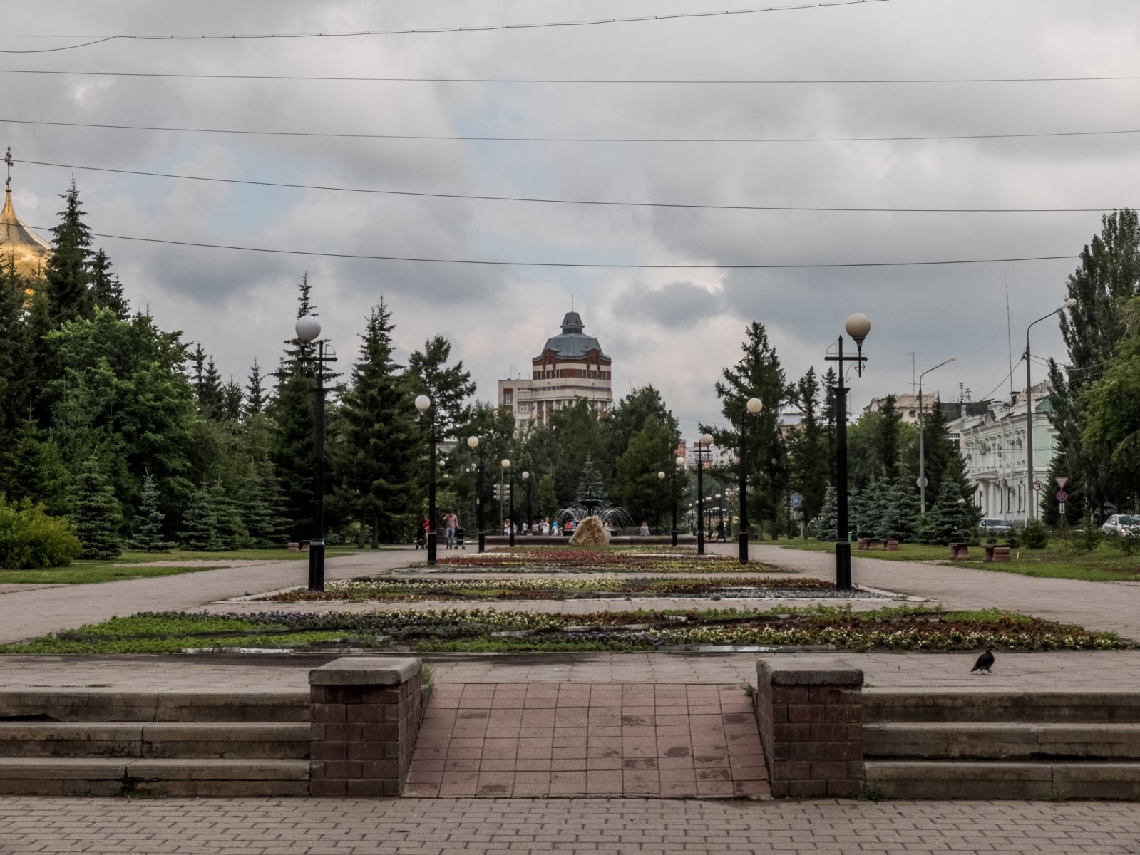Первомайский сквер омск фото