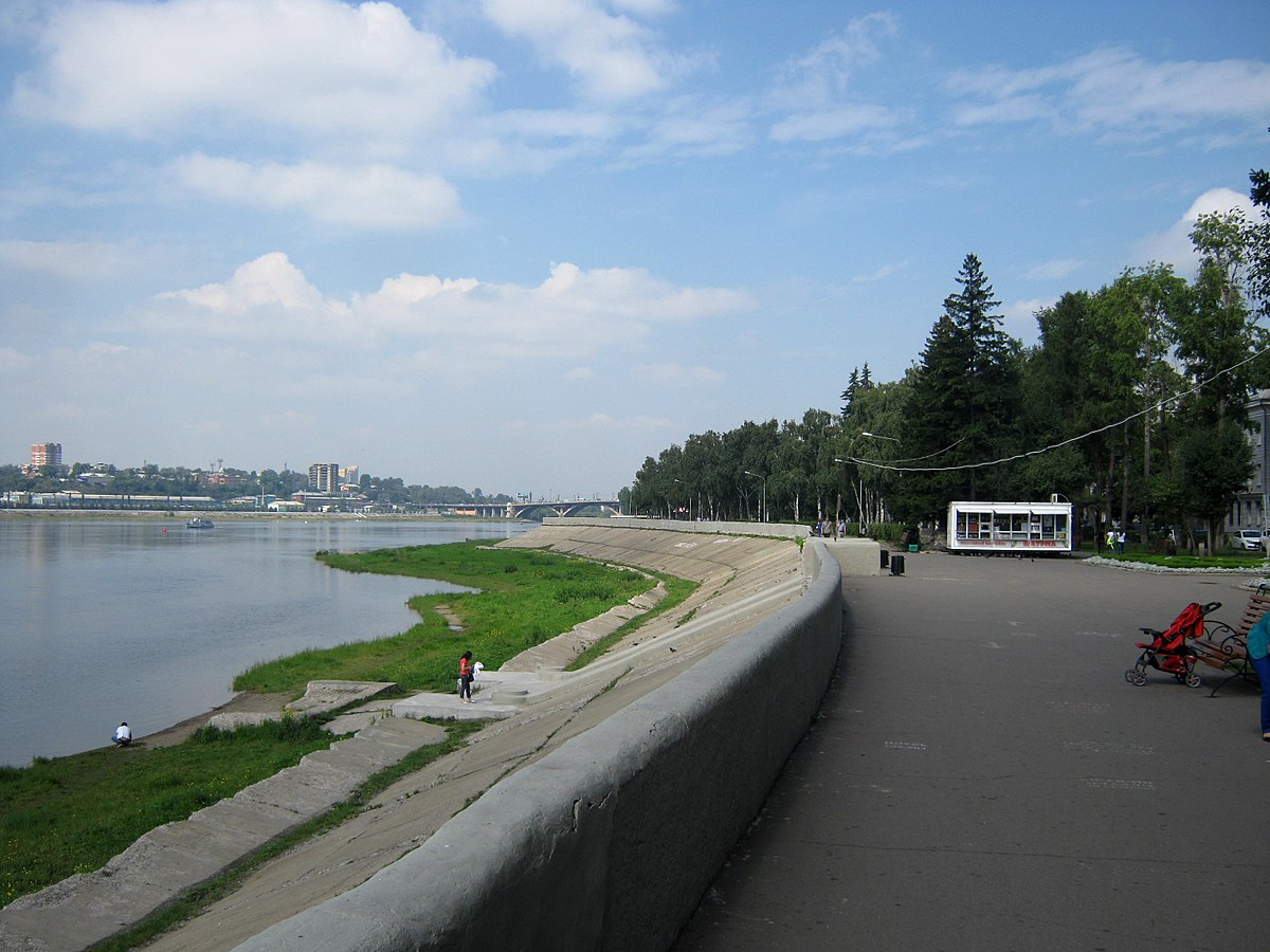 верхняя набережная в иркутске