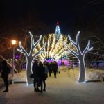 Новый год в Новосибирске театральная площадь